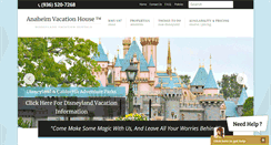 Desktop Screenshot of anaheimvacationhouse.com